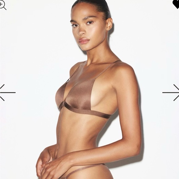 SKIMS wireless front-closure Bra in Jasper - Picture 5 of 9